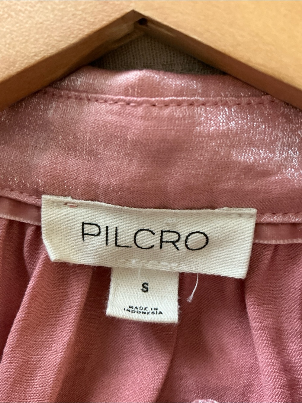 Beautiful dusty rose colored blouse  Pilcro ( anthropology) sz S - Picture 6 of 11